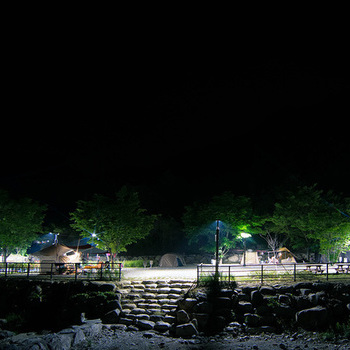 2017년 5월 20일 캠핑장 야경